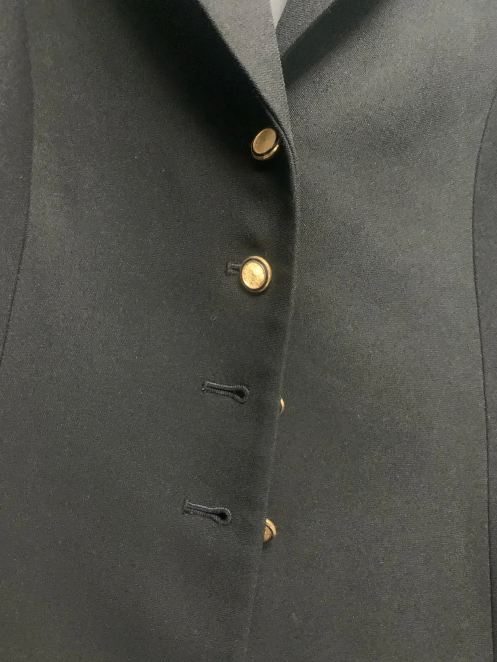 Tahari Black Tailored Notch-Lapel Blazer